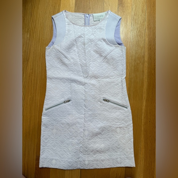 J. Crew Dresses & Skirts - J.Crew Lavender Jacquard Sleeveless Dress